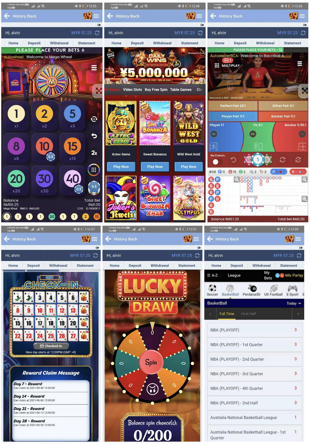 U9Play Web Game Features